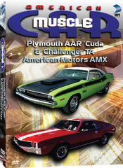 American Muscle Car: American Motors AMX, AAR, ‘Cuda, Challenger TA - Box Art