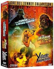 Del Tenney Triple Feature: Horror of Party Beach / Curse of the Living Corpse / Violent Midnight - Box Art
