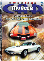 American Muscle Car: ‘63-‘67 Corvette Sting Ray, Camaro Z28 - Box Art