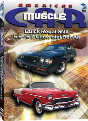 American Muscle Car: Buick Regal GNX, ‘55-‘57 Chevrolet Bel Air - Box Art