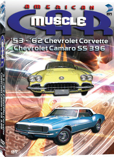 American Muscle Car: ‘53-‘62 Chevrolet Corvette Chevrolet Camaro SS 396 - Box Art