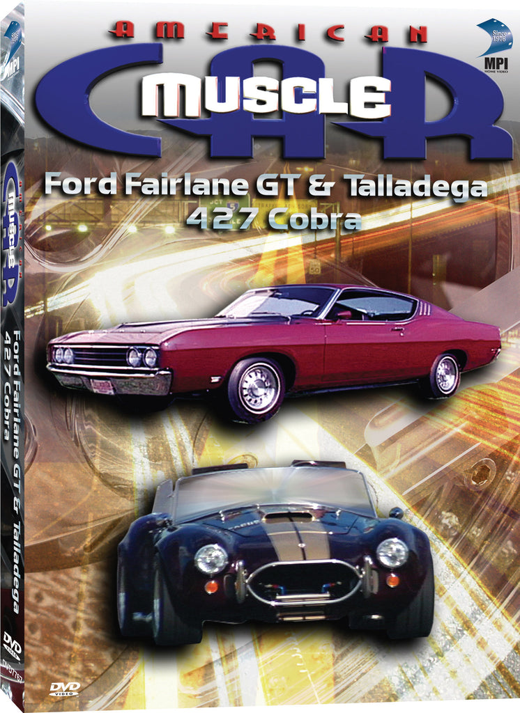 American Muscle Car: Ford Fairline GT, Ford Talladega, 427 Cobra - Box Art