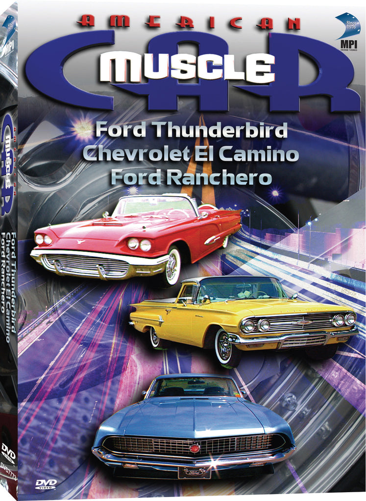 American Muscle Car: Ford Thunderbird, Chevrolet El Camino, Ford Ranchero - Box Art